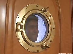 Anal on the boat with a hot shemale