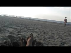 on the nude beach