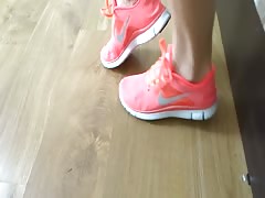 My sexy nike pink sneakers