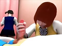 3D his nurse and gilfriend love to take care of him