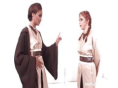 Jedi Skin Diamond shows Penny Pax the force