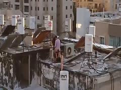 israeli public roof fuck