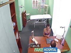 FakeHospital Patient shares doctors cock with halloween zombie nurse