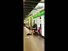 Sexo en el metro de Barcelona