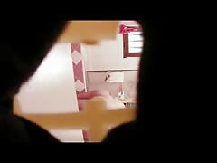 Hidden cam - Teen caught in bathroom