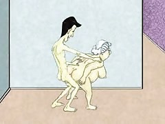 Sexy Anal Granny and Squirt! Animation!