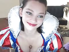 A Snow White, very young bitch