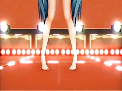 MMD Miku Kawaii Dance On Stage