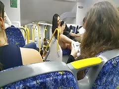 Australian teen upskirt on city rail