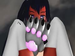 MMD - Tsundere Puppy Alice kick