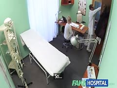 FakeHospital Blonde with big tits wants to be a nurse