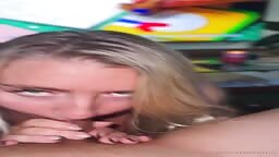 OnlyFans - Blonde Adobo - Hot POV Blowjob With Huge Facial Cumshot