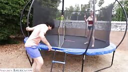 Ember Springs - Busty Ember Springs bounces on her friend's boyfriend's cock 03 09 2025