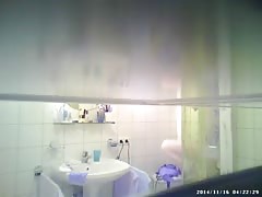 Hidden Cam - Mum is getting ready for Bath - pls comment